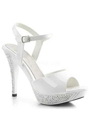 4 1/2" Heel, 1" PF Ankle Strap Sandal W/ RS