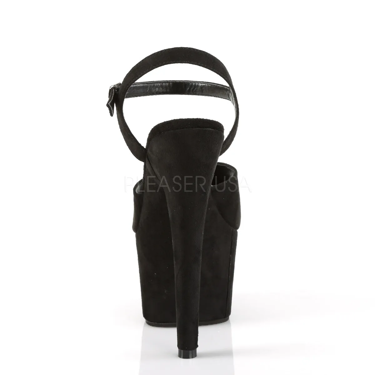 7 Inch Heel ADORE-709FS Black Suede