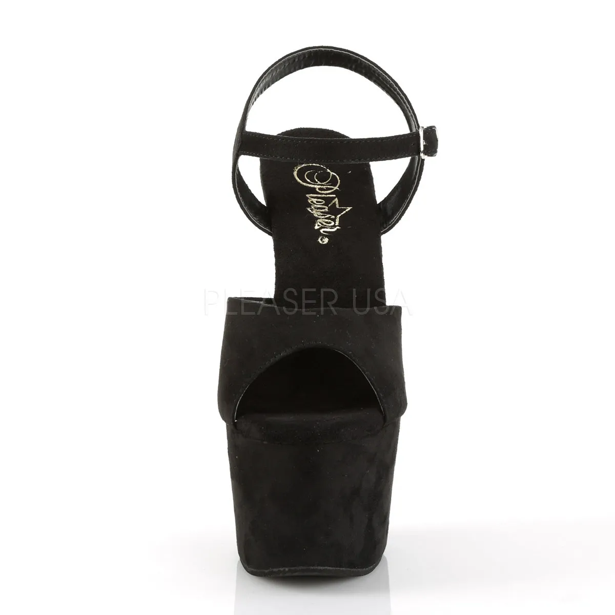 7 Inch Heel ADORE-709FS Black Suede