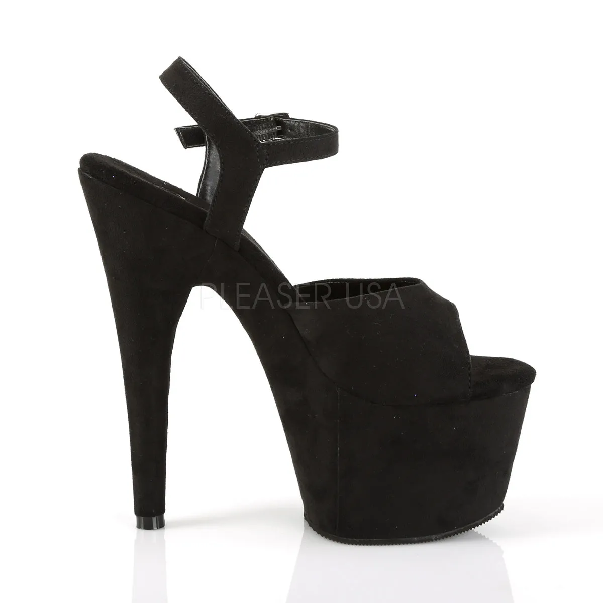 7 Inch Heel ADORE-709FS Black Suede