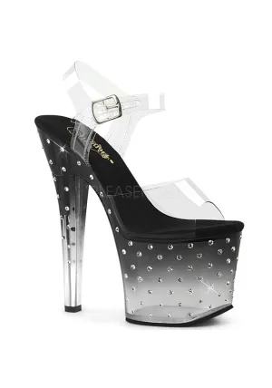 7" Heel, 3 1/4" PF Ankle Strap Sandal