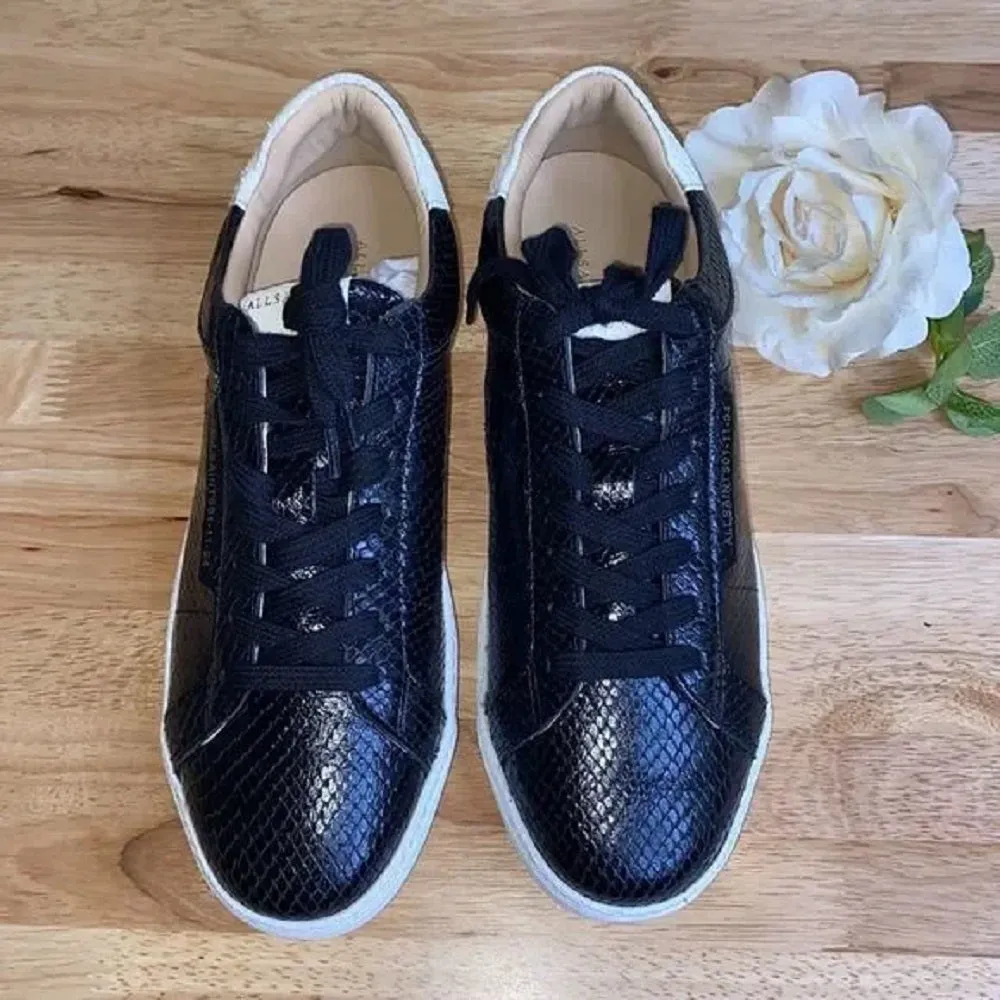 Allsaints Low Top Sneaker, Size 11US - Black
