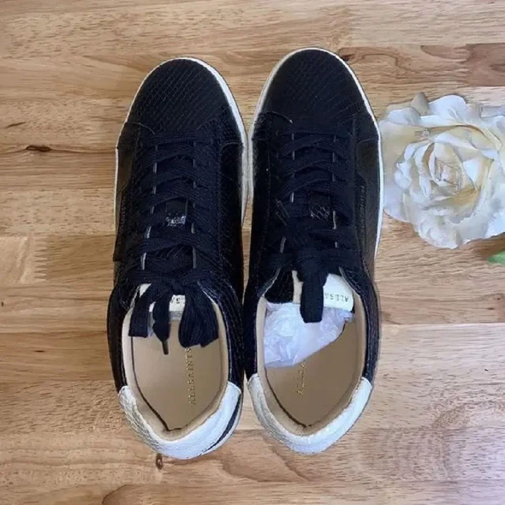 Allsaints Low Top Sneaker, Size 11US - Black