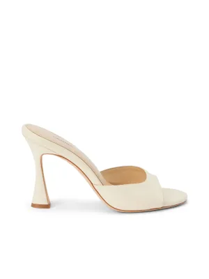 Avery Leather Open-Toe Mule