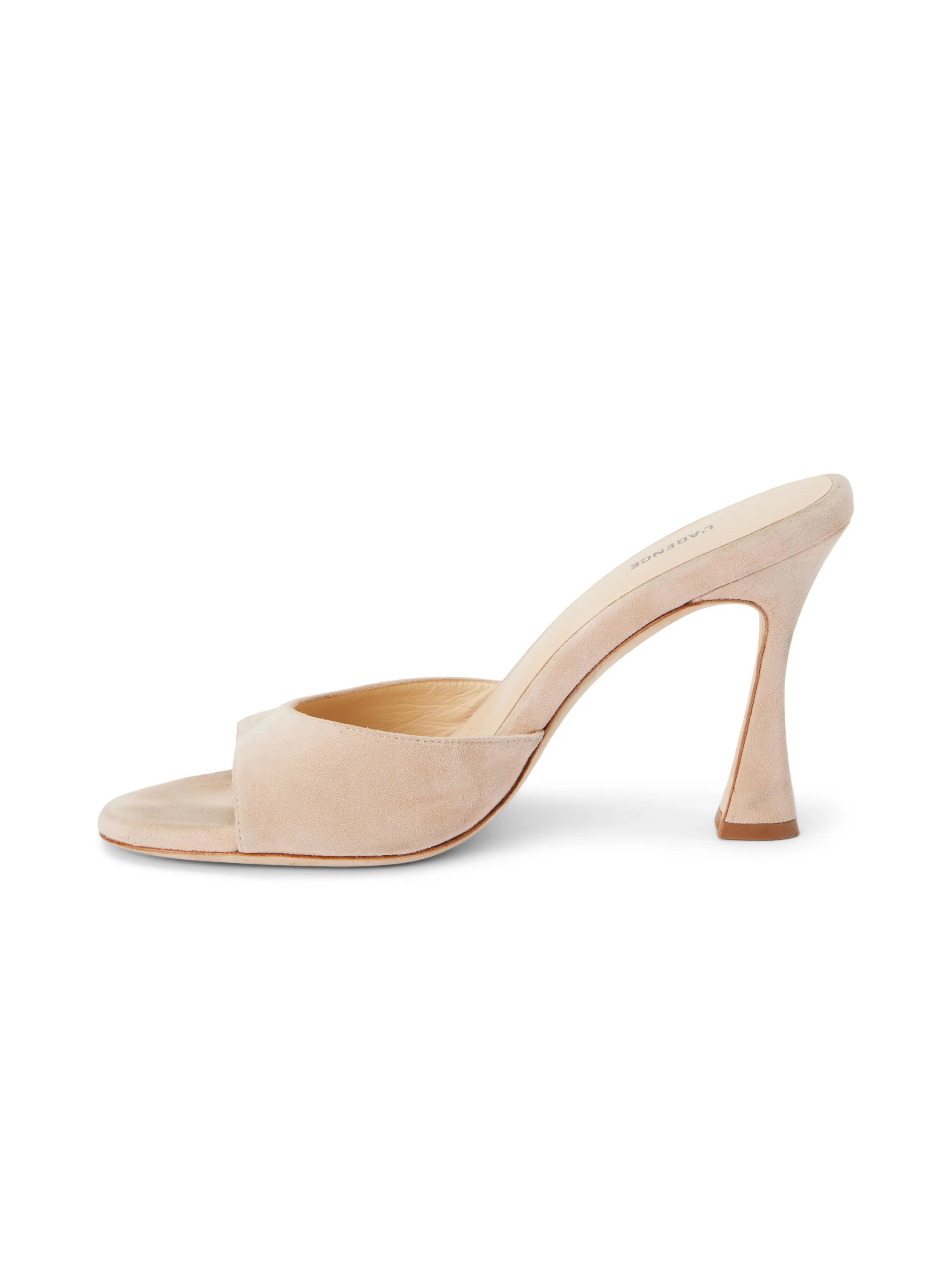 Avery Suede Open-Toe Mule