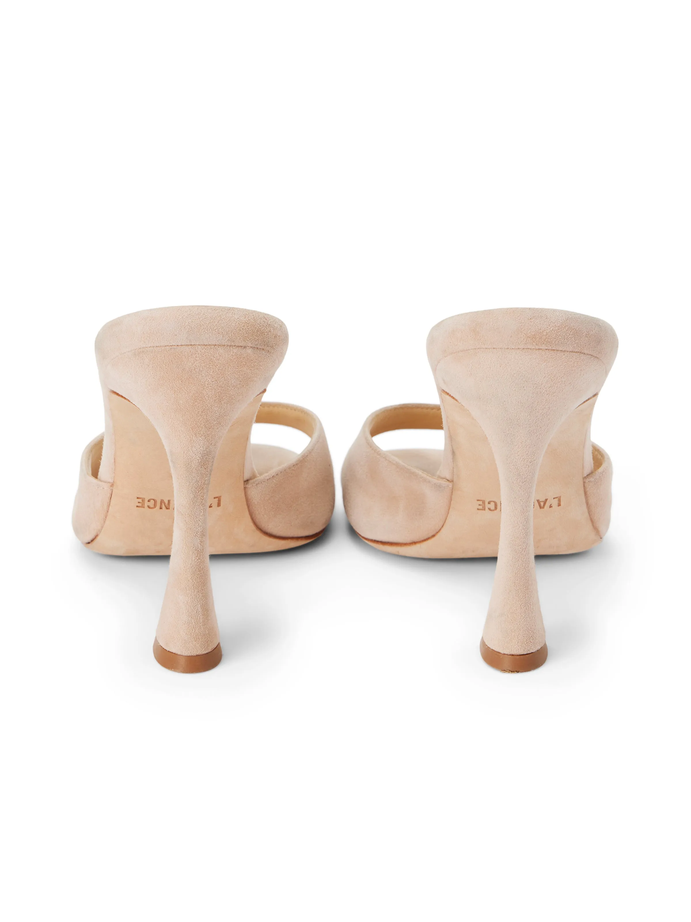 Avery Suede Open-Toe Mule
