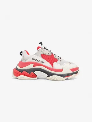 Balenciaga Triple S Sneaker Red / Grey Mesh EU 36 UK 3