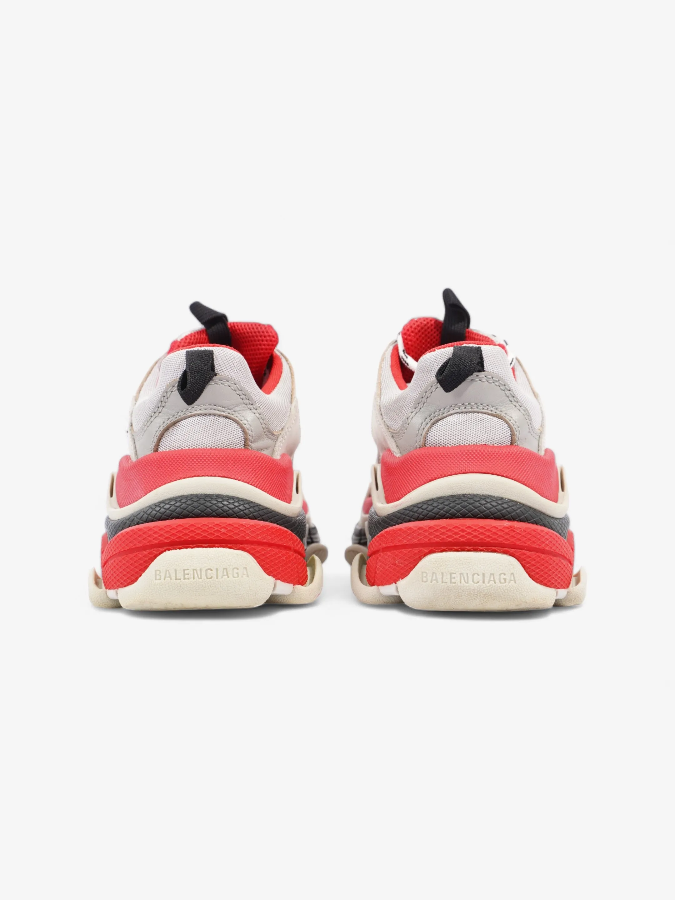 Balenciaga Triple S Sneaker Red / Grey Mesh EU 36 UK 3