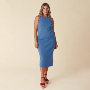 Barefoot Rib Backless Dress