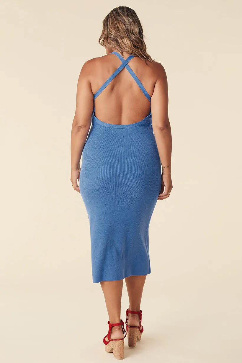 Barefoot Rib Backless Dress