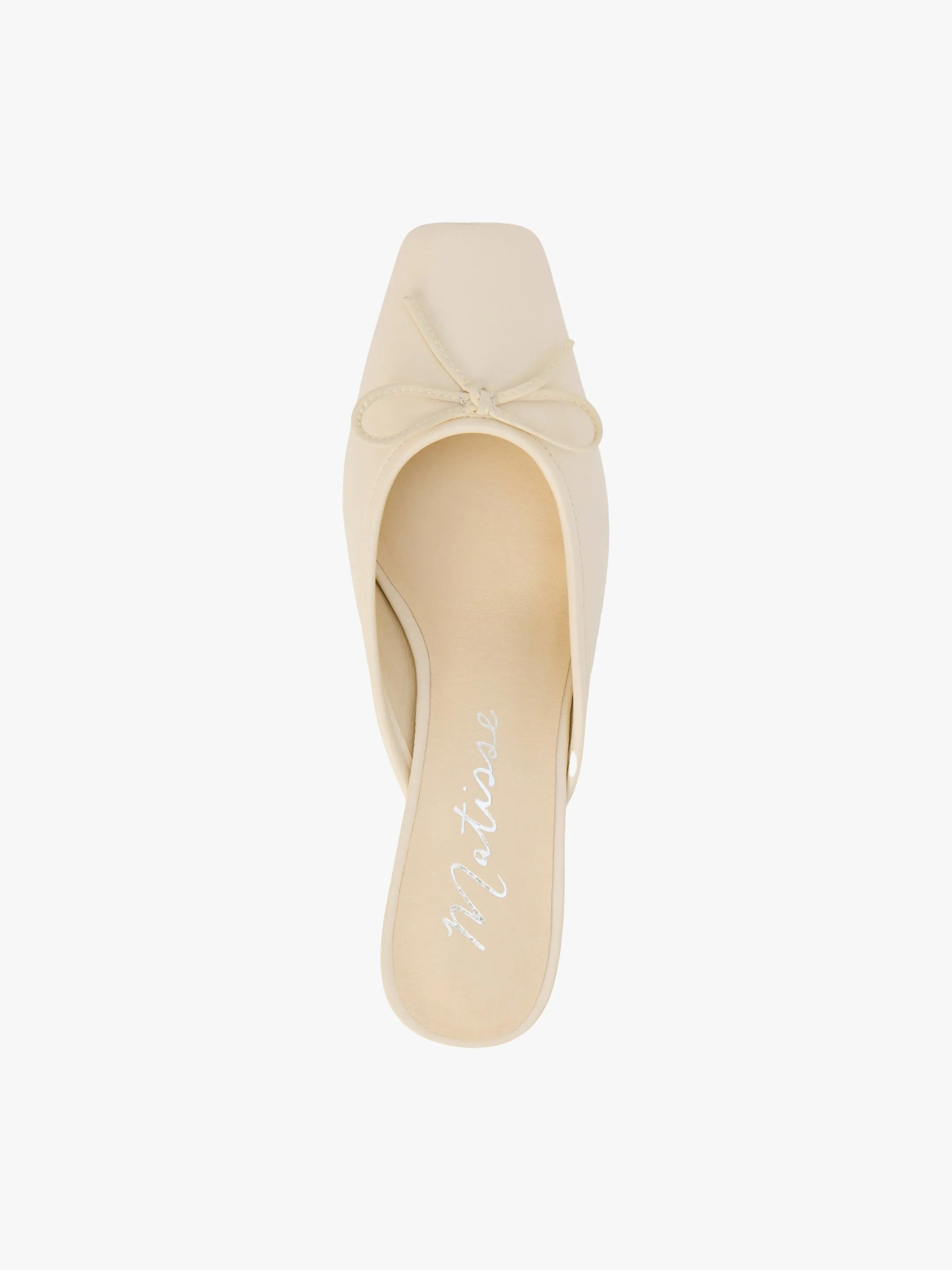Basilio Heeled Mule - Ivory