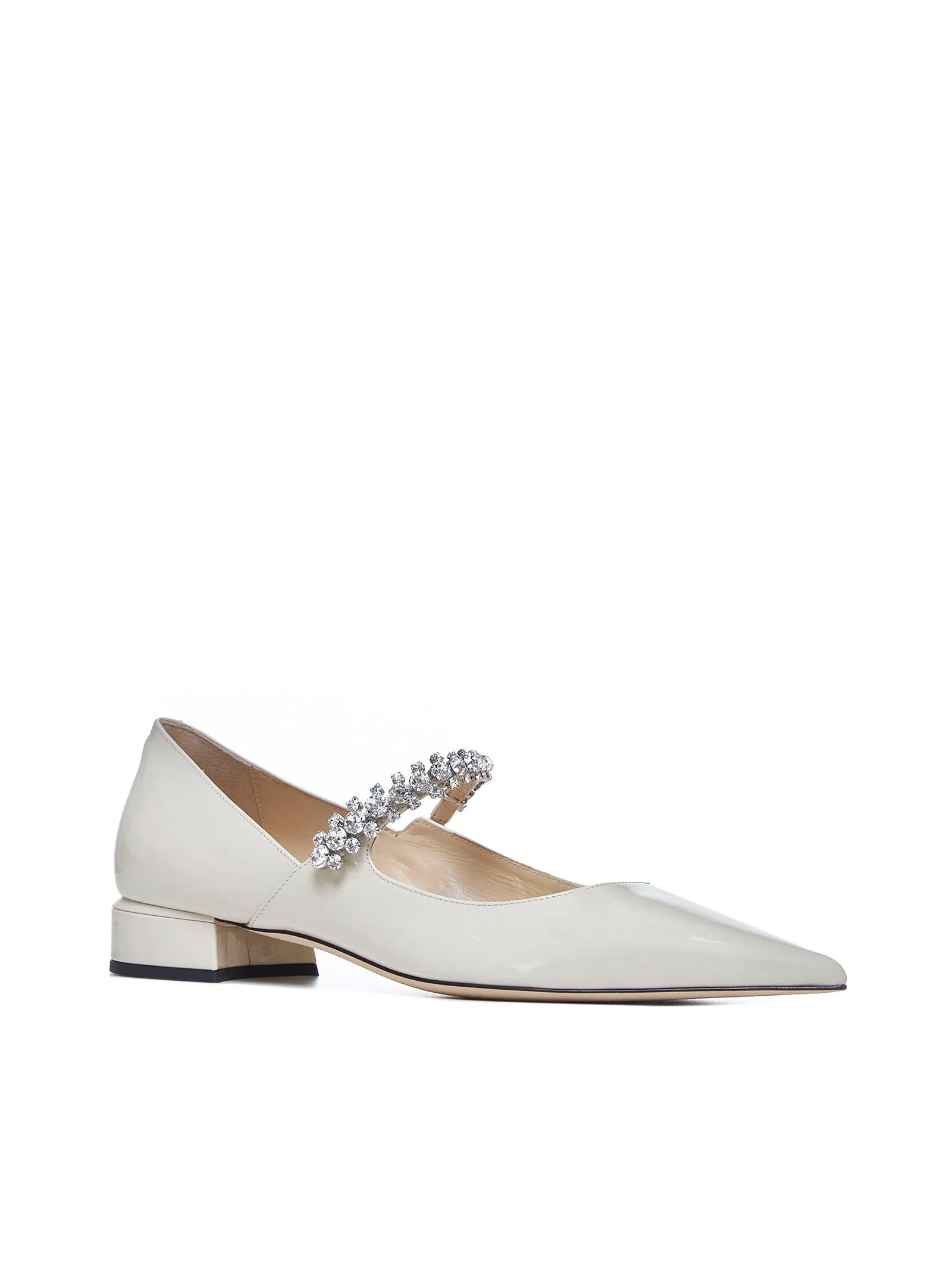 Bing patent leather flat pumps