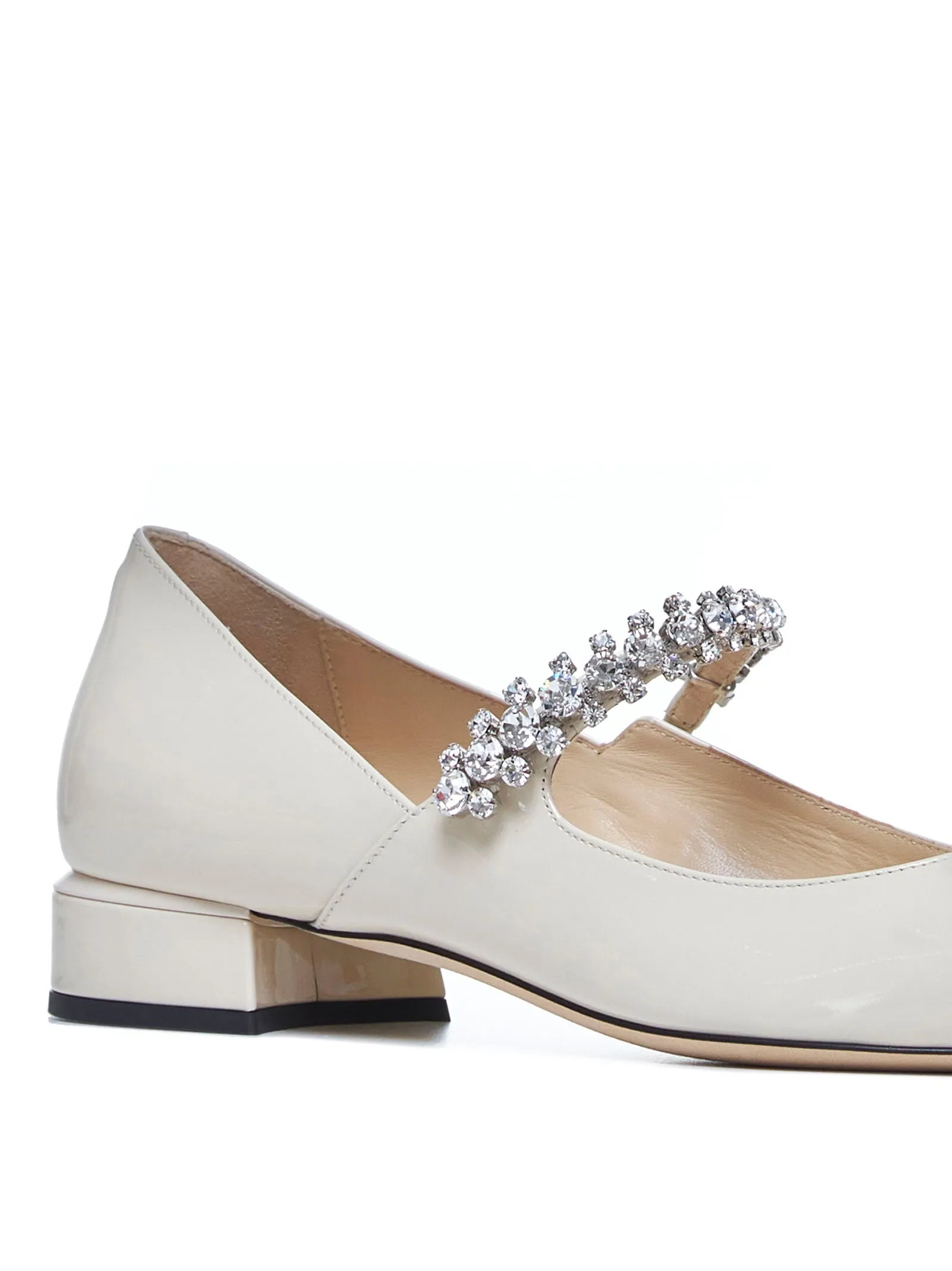 Bing patent leather flat pumps
