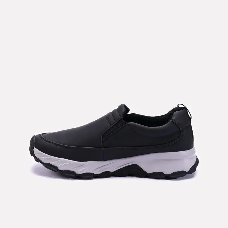 Black Slip On Joggers 0120573