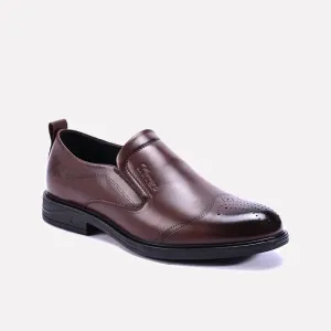 Bramley Brown Slip On Formal Shoes 0111291