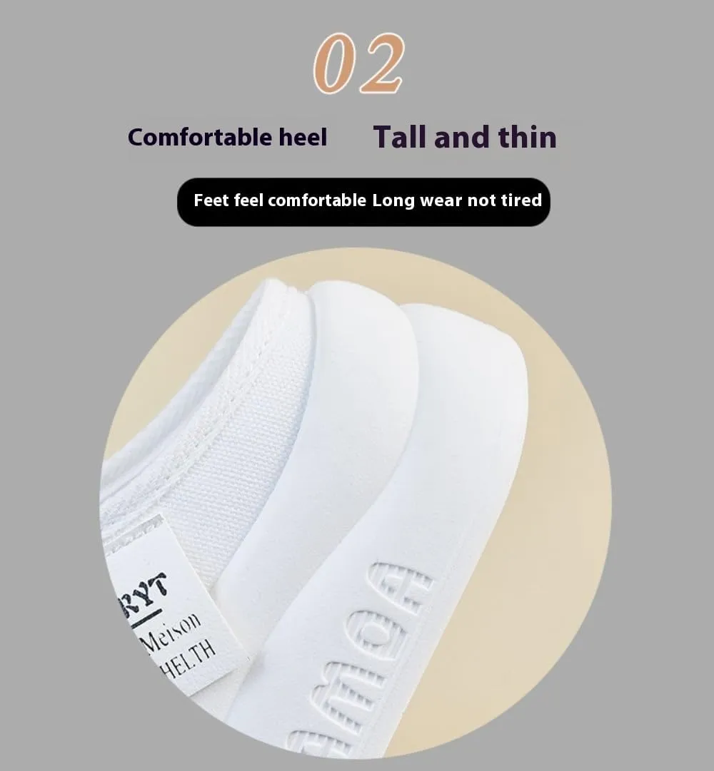 Breathable Backless Tennis Shoes for Women Slip on Mule Sneakers Wide Width Open Back Sneakers Platform Canvas Mules Non Slip Chunky Sole Lace Up Cute Round Toe Lightweight Casual Slides Retro Summer