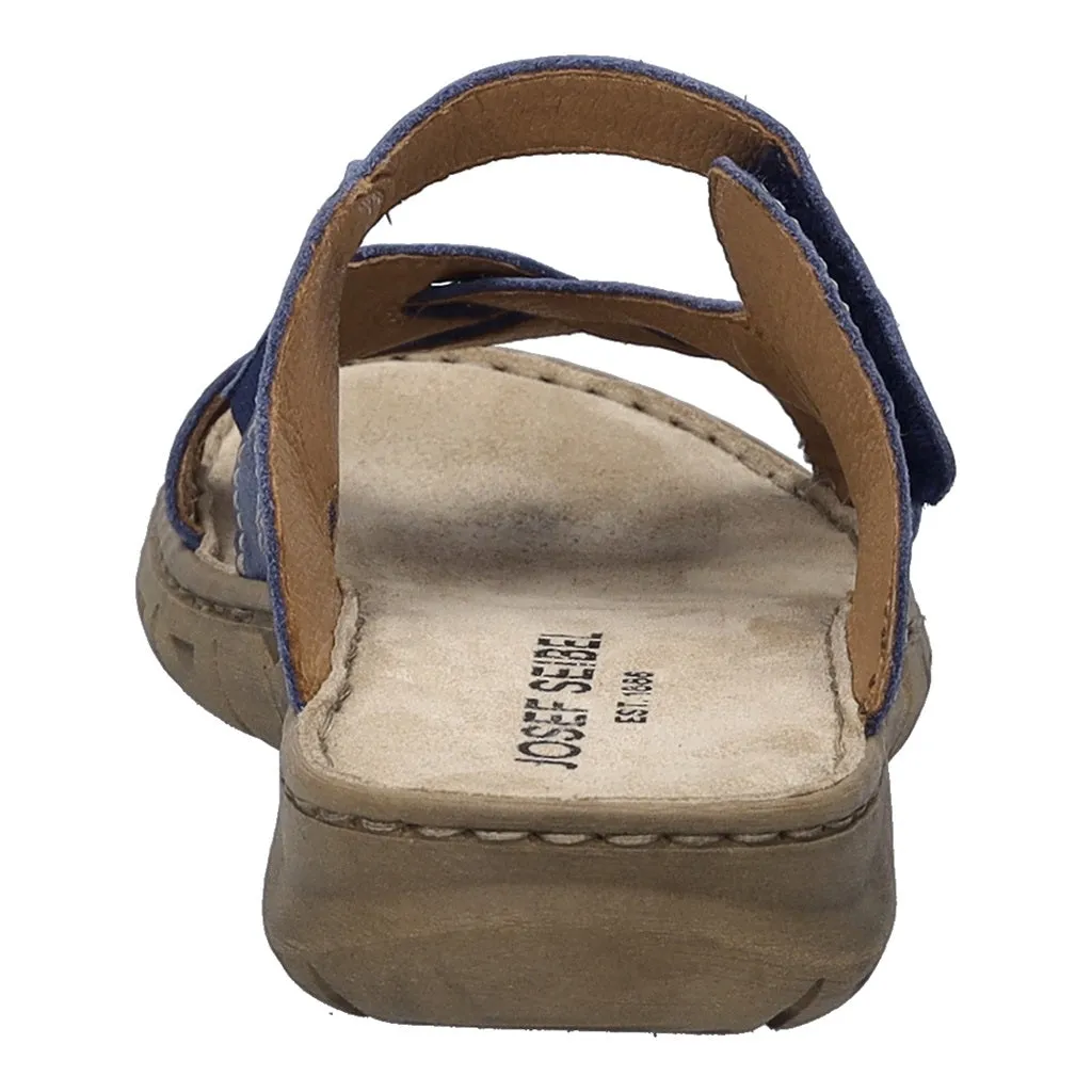 Brenda 10 Blue Slip On Sandals