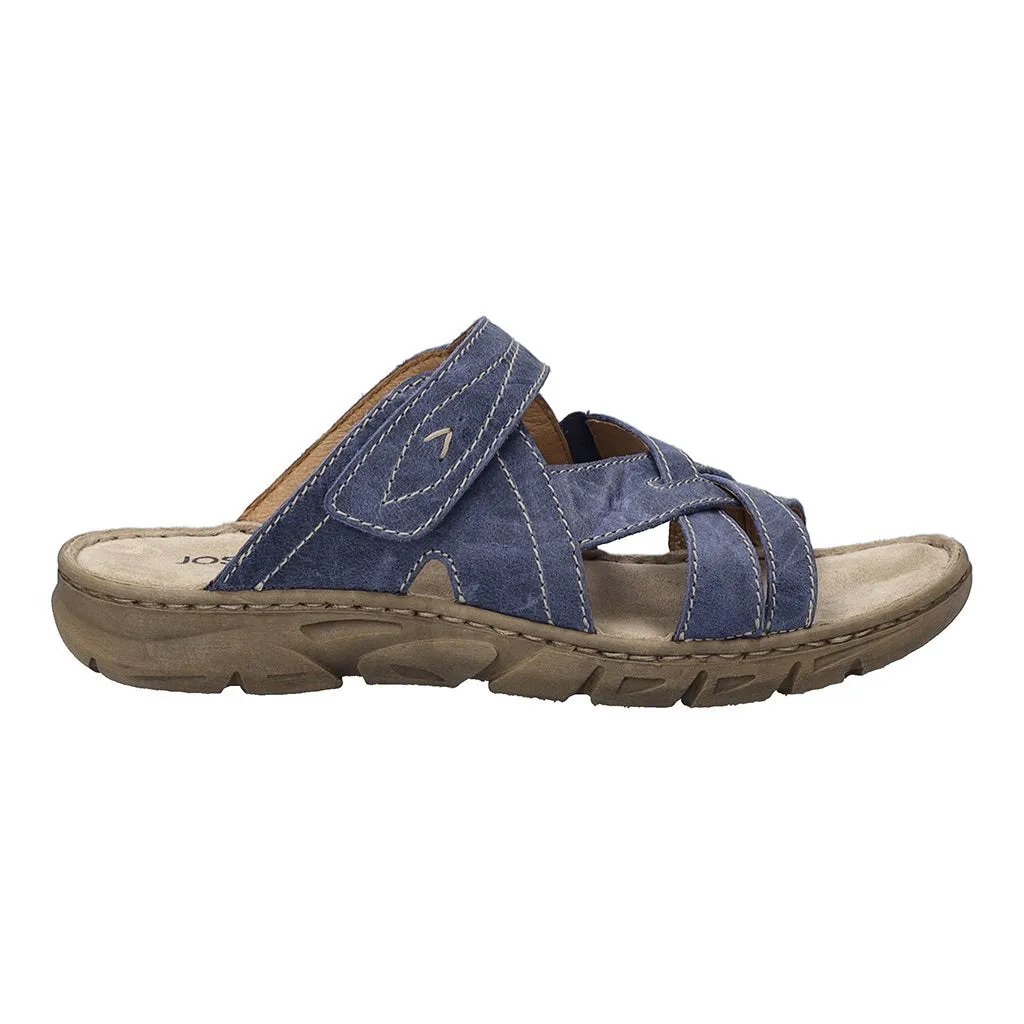 Brenda 10 Blue Slip On Sandals
