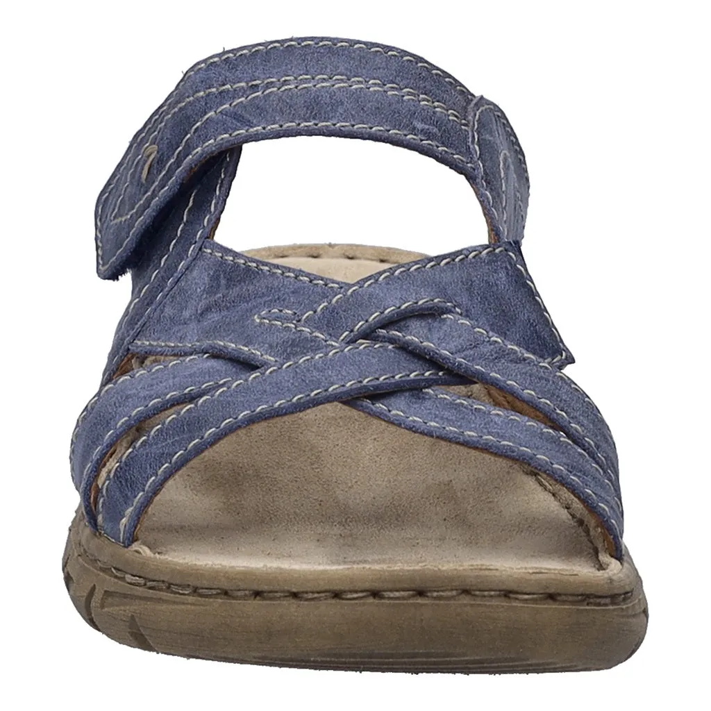 Brenda 10 Blue Slip On Sandals