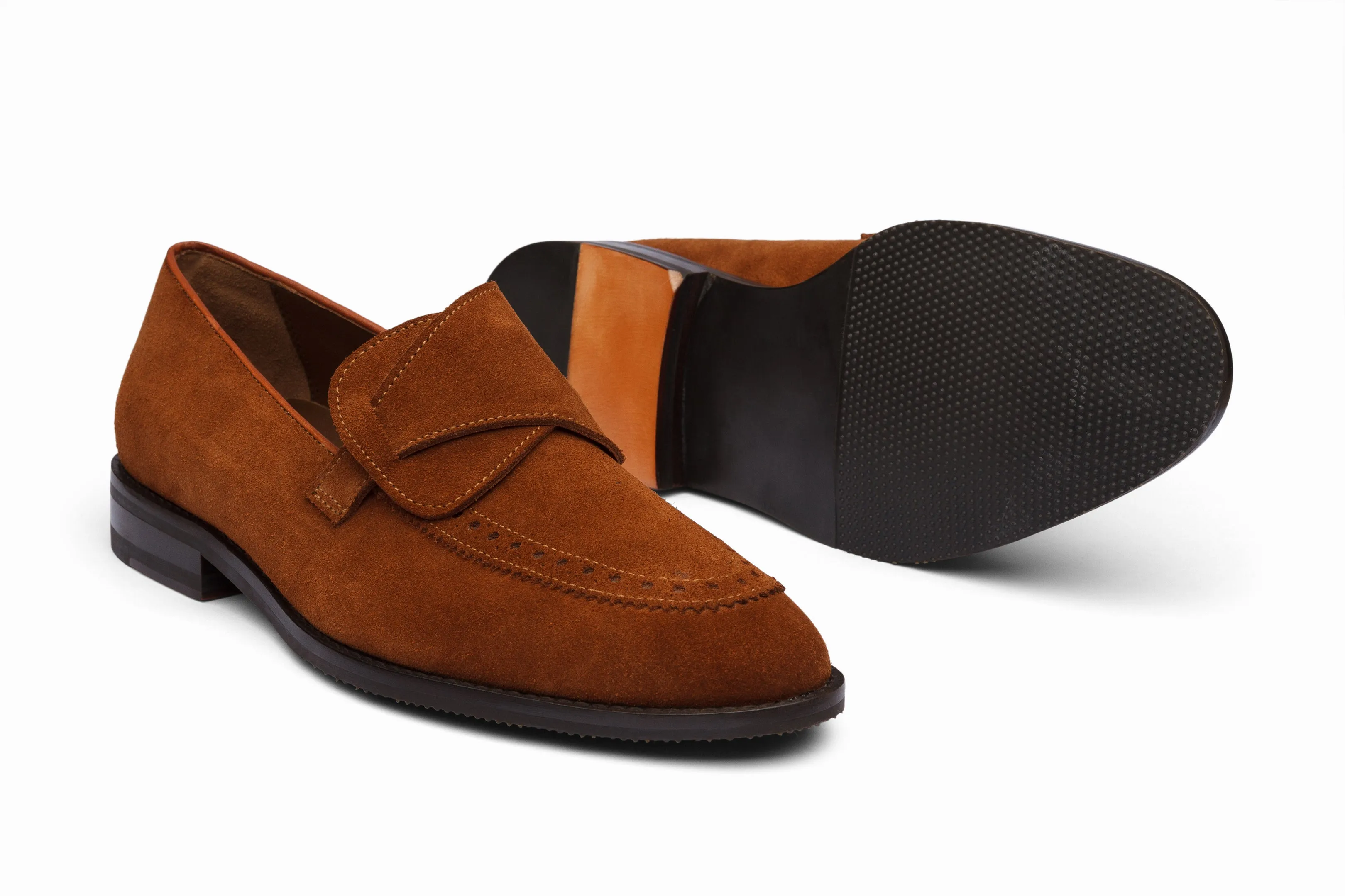 Butterfly Loafers - Brown Suede