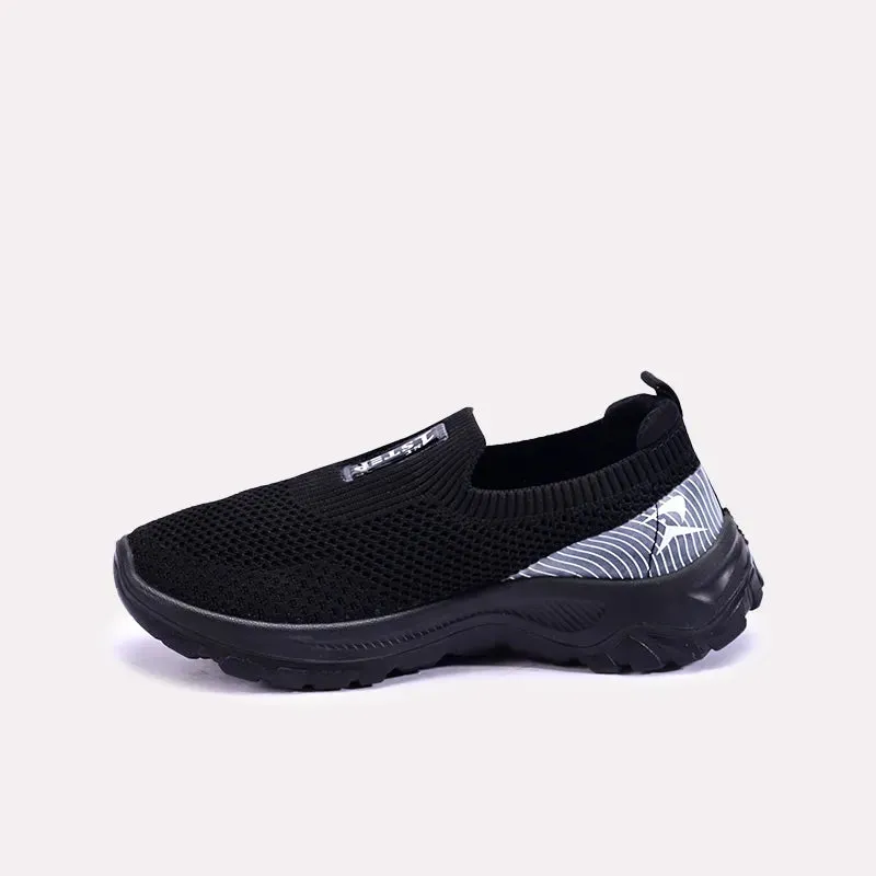Callista Black Slip On Sneakers 0440715