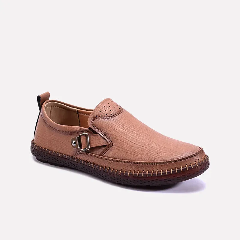 Carlington Casual Mustard Slip On Shoes 0160478