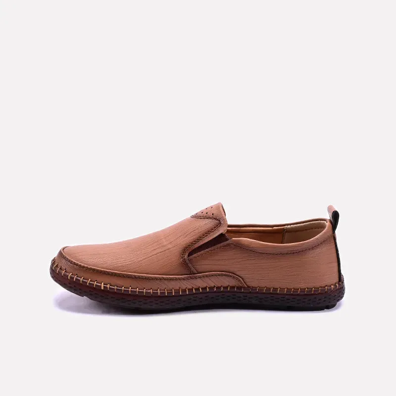 Carlington Casual Mustard Slip On Shoes 0160478