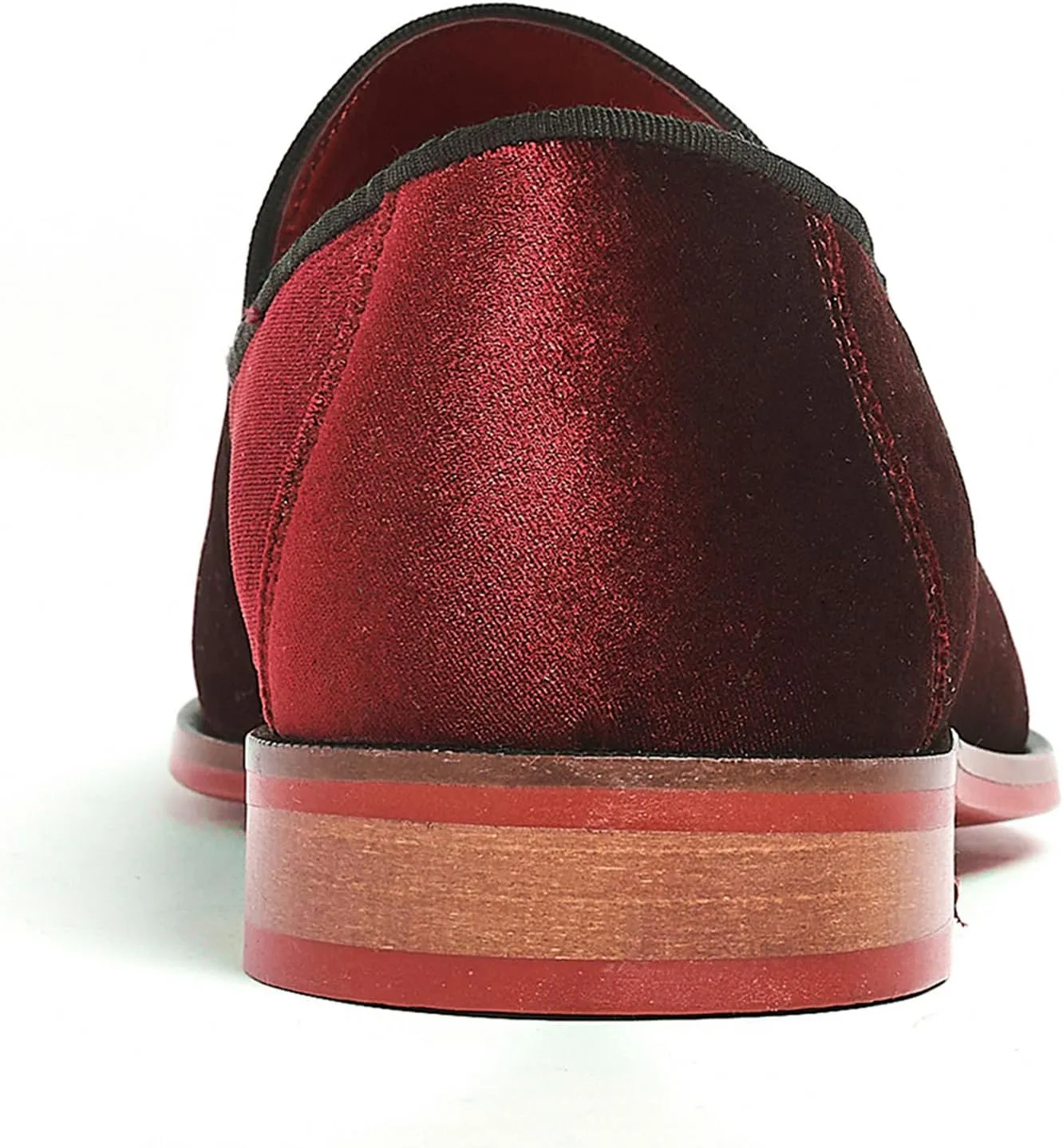 Carlos Santana Prince Velvet Loafer for Men | Easy Slip-on Style | Slip Resistant Rubber Outsole & Cushioned Leather Footbed