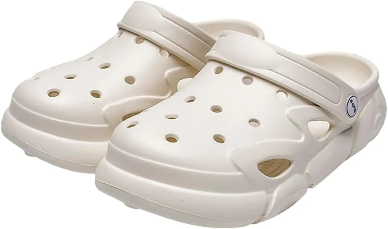 CERYTHRINA Little Kids Clogs Girls Boys Slide Lightweight Garden Shoes Slip-on Beach Pool Shower Slippers