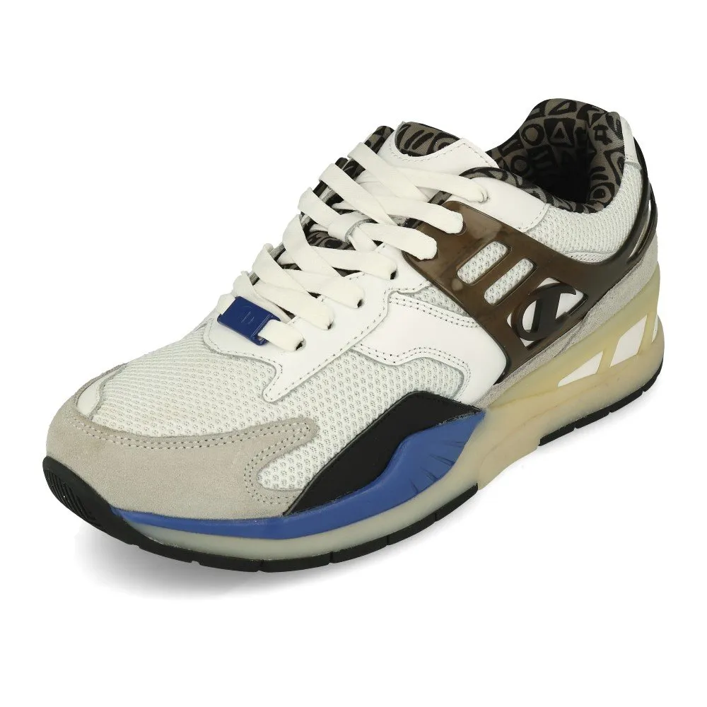 Champion Pro Premium White Nubuk Royal Blue