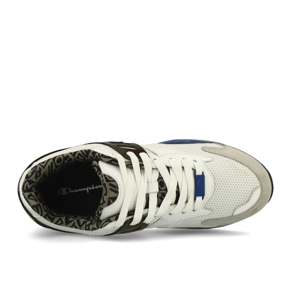 Champion Pro Premium White Nubuk Royal Blue