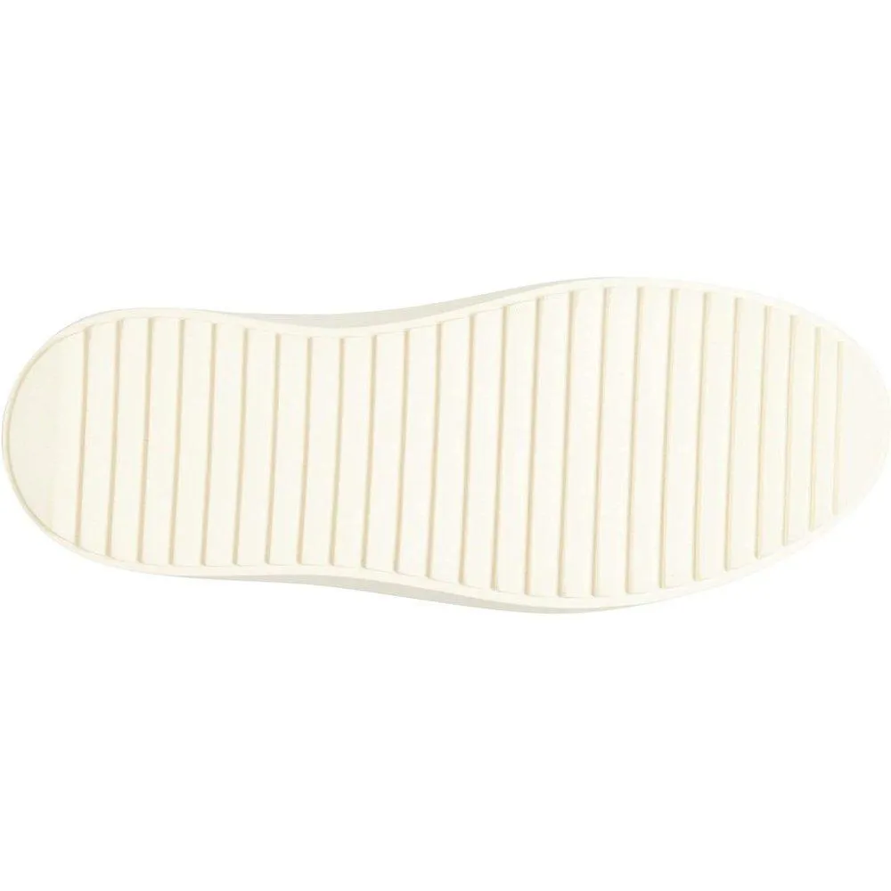 Charlie Beige Textile Lace Up Trainers