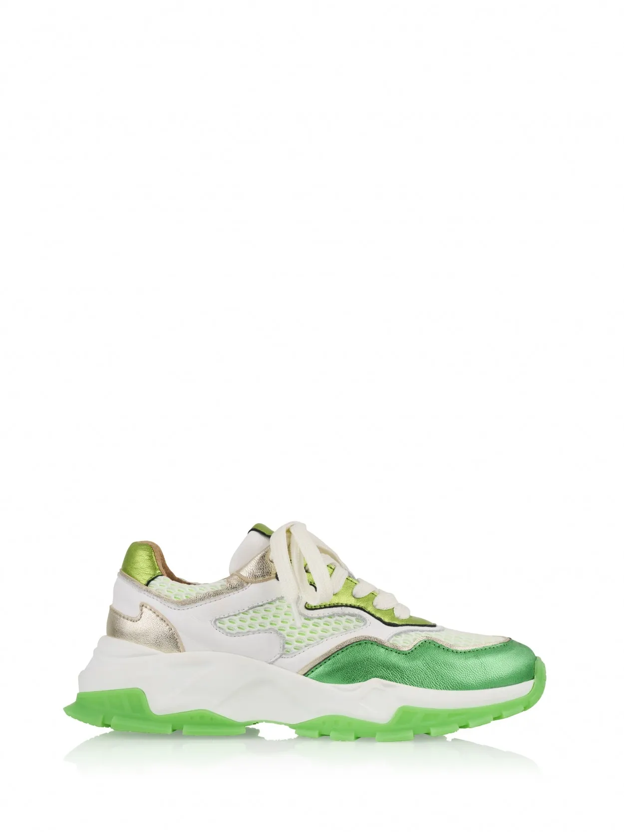 CHESTER mesh - Sneakers | White / Green