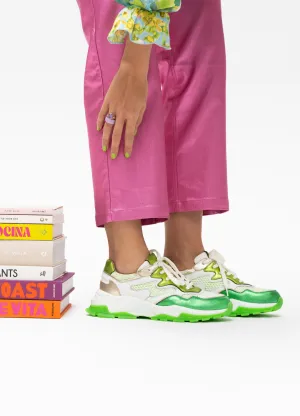 CHESTER mesh - Sneakers | White / Green