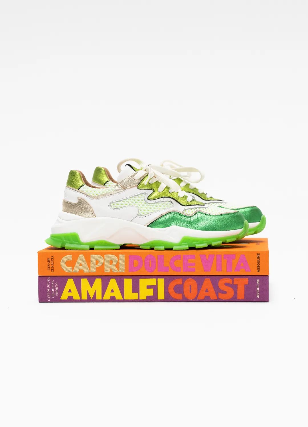 CHESTER mesh - Sneakers | White / Green