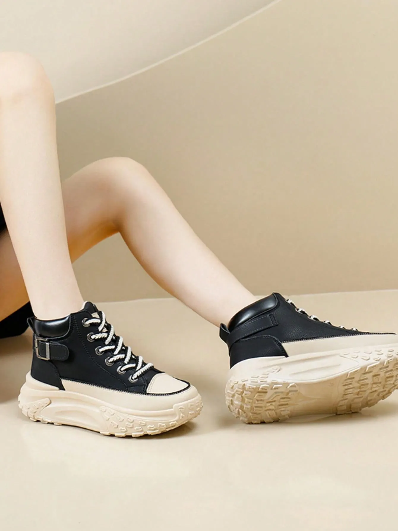 Chic Bohemian Thick Sole Snow Boots for Autumn/Winter
