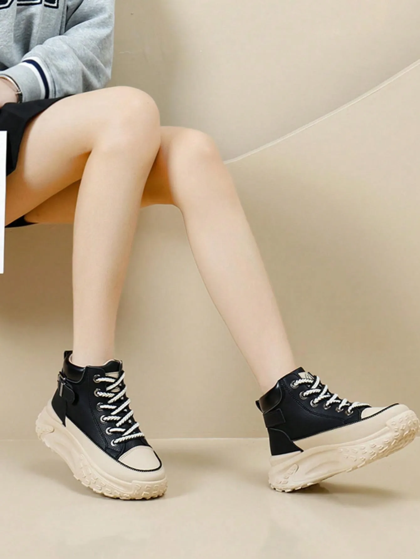 Chic Bohemian Thick Sole Snow Boots for Autumn/Winter