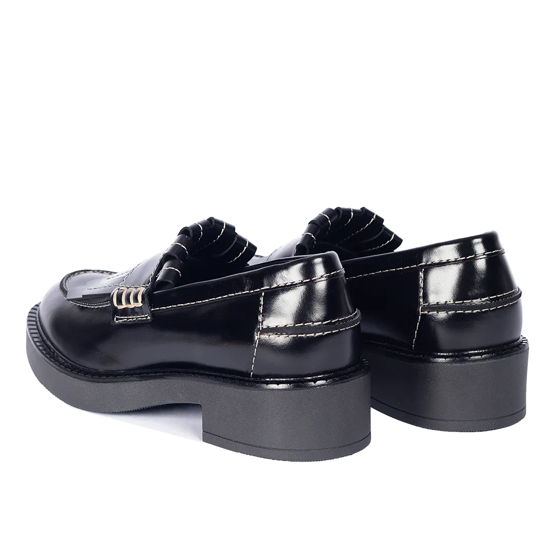 Chunky Penny Loafer mit Fransen