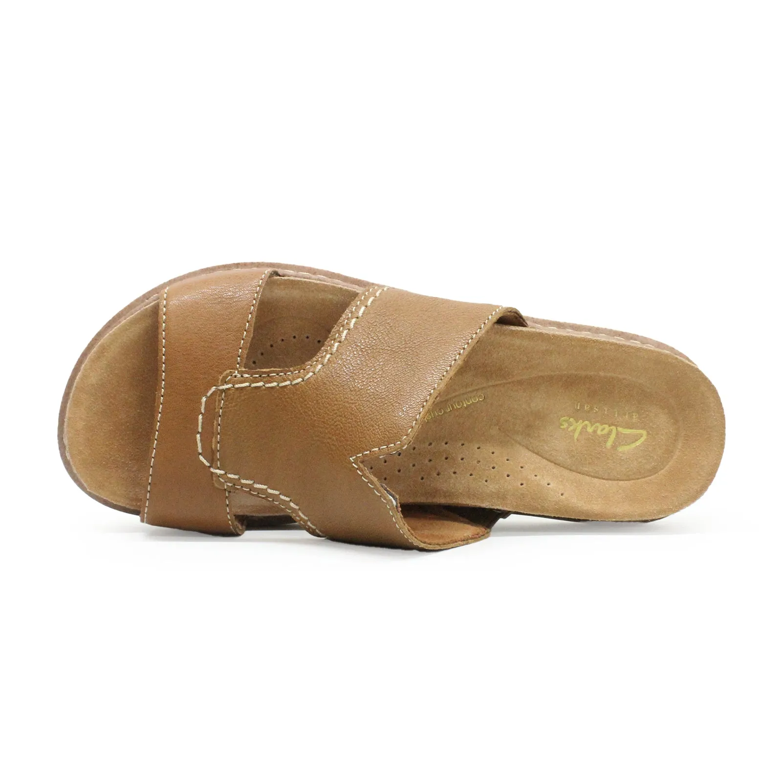 Clarks Arwell Walk Leather Women's Slides Sandals