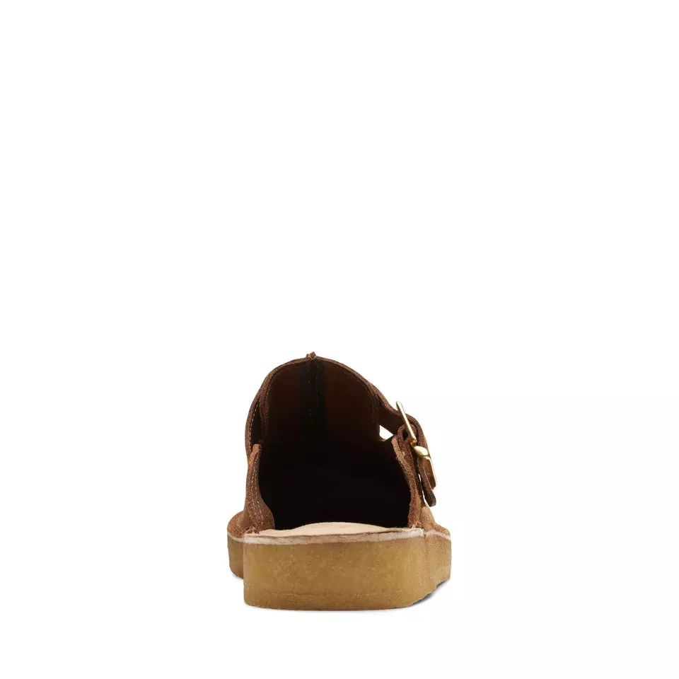 Clarks Women's Trek Mule Caramel Suede 26175435