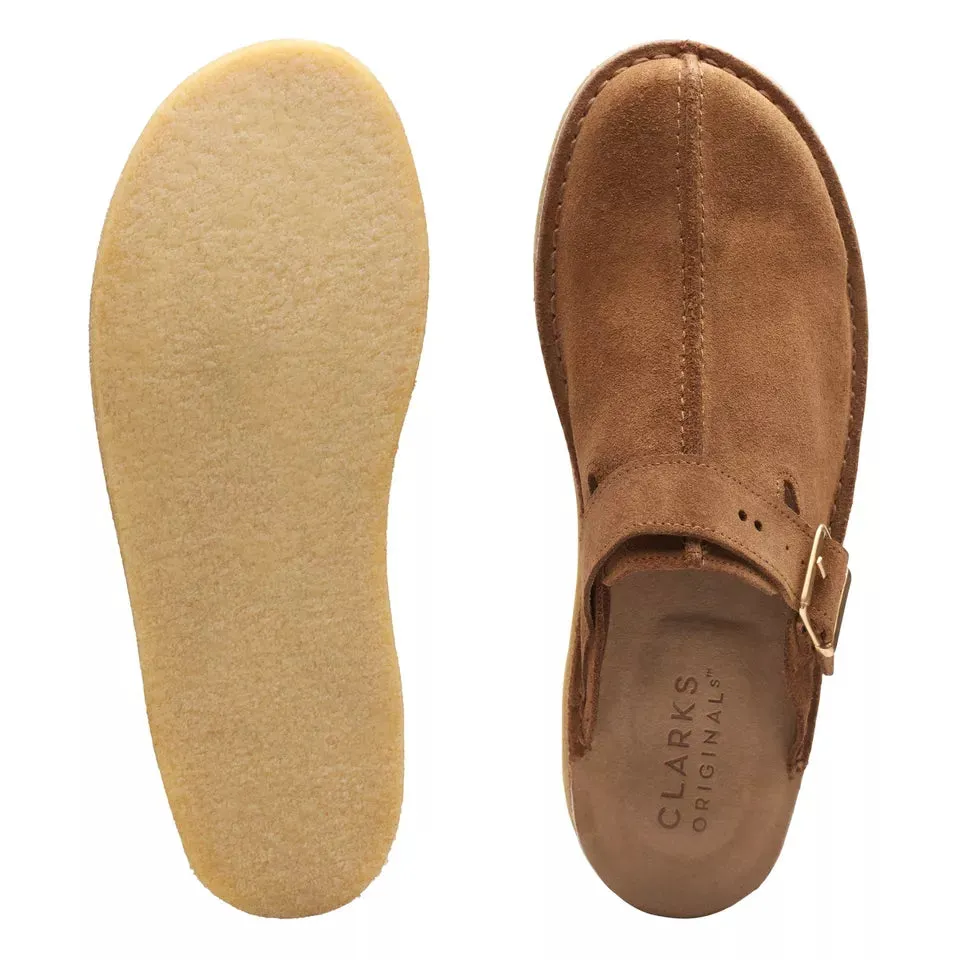 Clarks Women's Trek Mule Caramel Suede 26175435