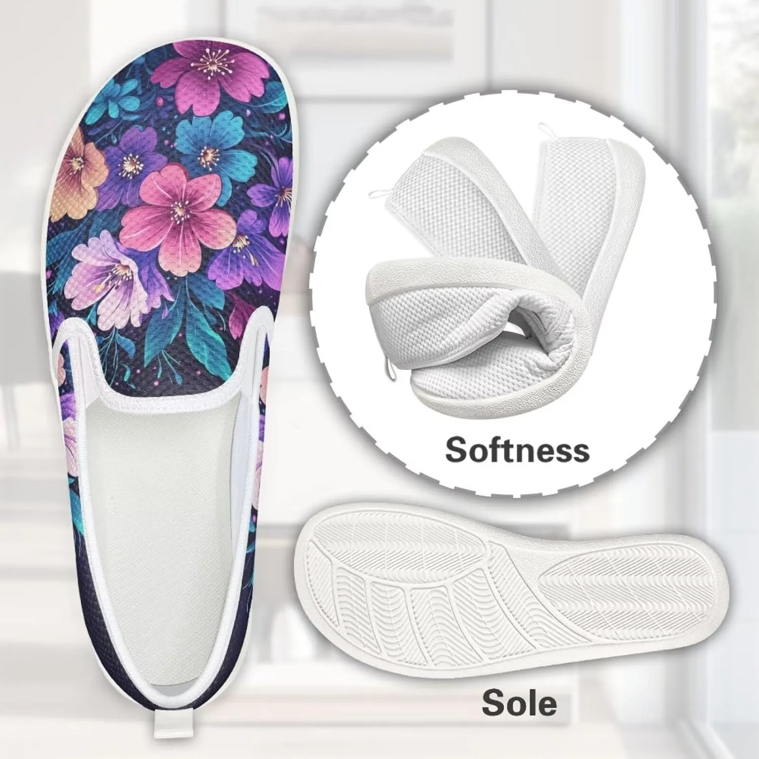 Comfortable Womens Slip On Casual Shoes Trendy Flat Shoes for Women