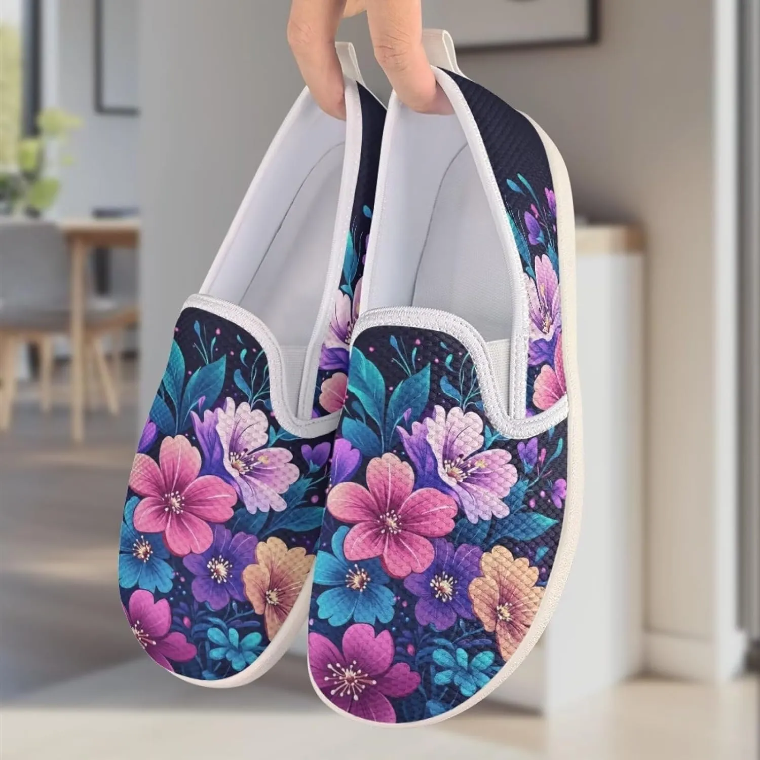 Comfortable Womens Slip On Casual Shoes Trendy Flat Shoes for Women