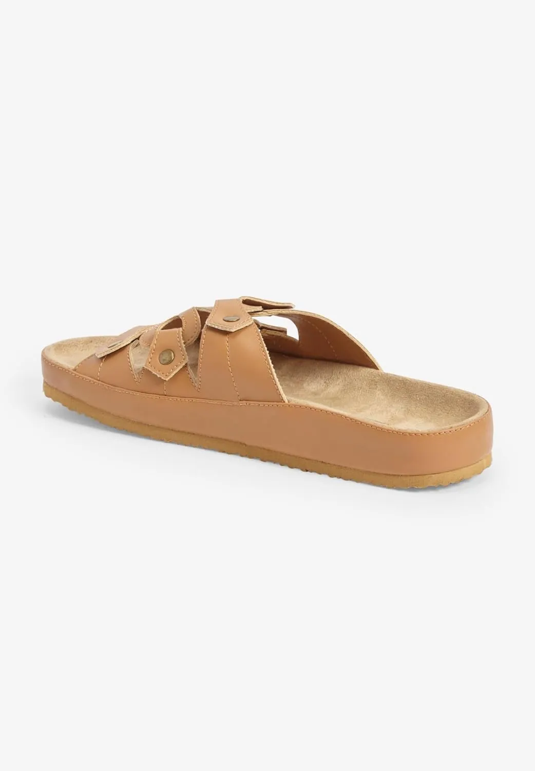 Comfortview Women's The Summer Slip On Footbed Sandal (Wide Widths Available)