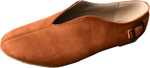 Crzidha Walking Shoes for Women Slip On Buckle Casual V Cut Pointed Toe Loafers Lightweight Comfort Soft Flat Dress Shoes Ballet Flats Fashion Non-Slip Cute Work Office Business Sneakers Shoes