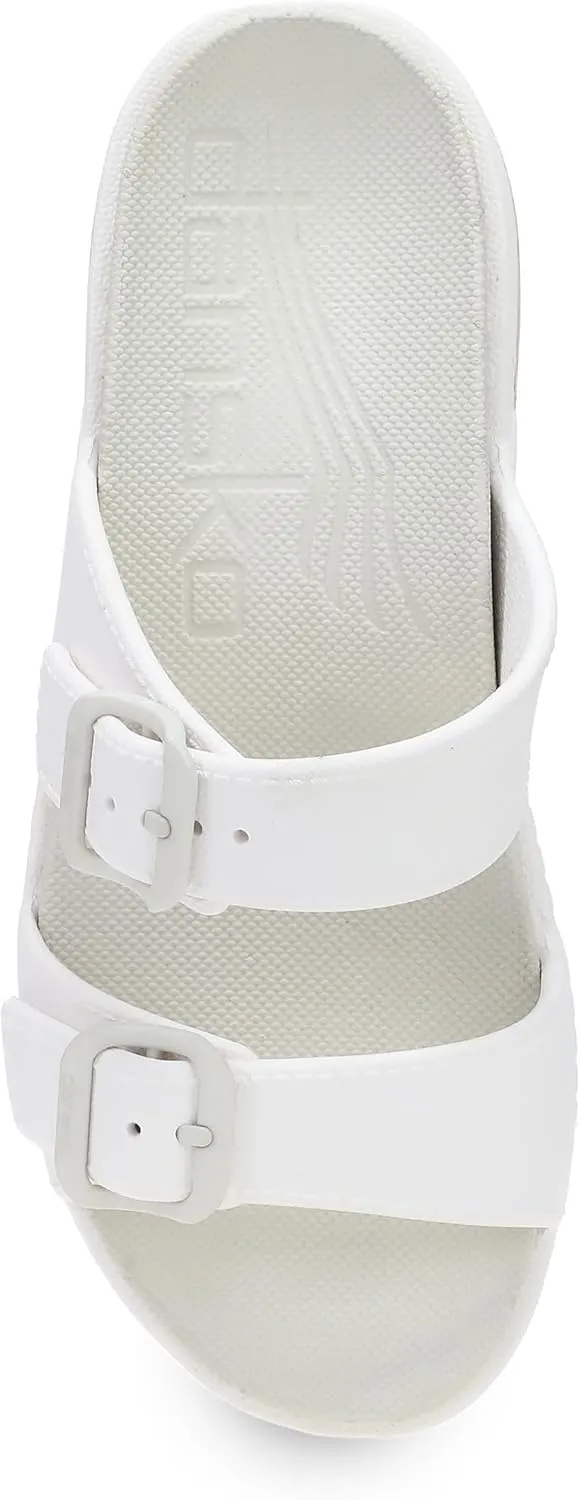 Dansko Kandi Slip-On Adjustable Sandal for Women – Lightweight and Durable, Easy Clean Molded EVA –Natural Arch Technology for Added Support