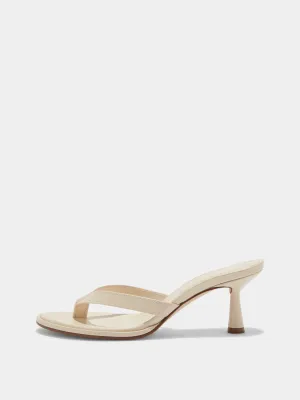Daphne Leather Toe-Post Sandals