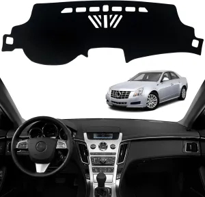 Dashboard Dash Board Cover Mat Pad Carpet Non-Slip Custom Compatible with Cadillac CTS 2008-2013 Protector Sunshield (2008-2013)