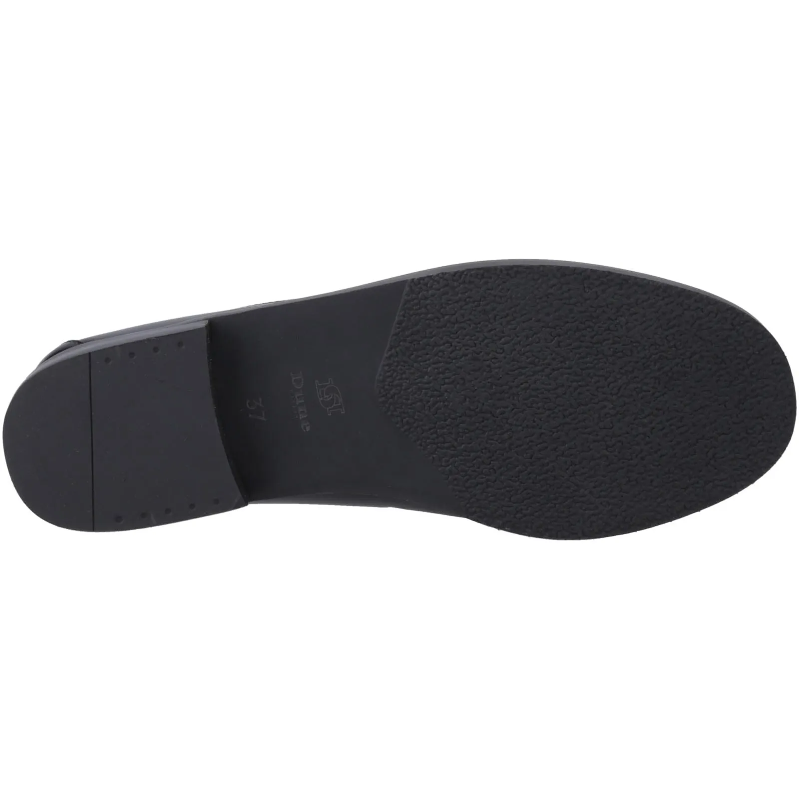 Dune Ginni Leather Women's Black Shoes