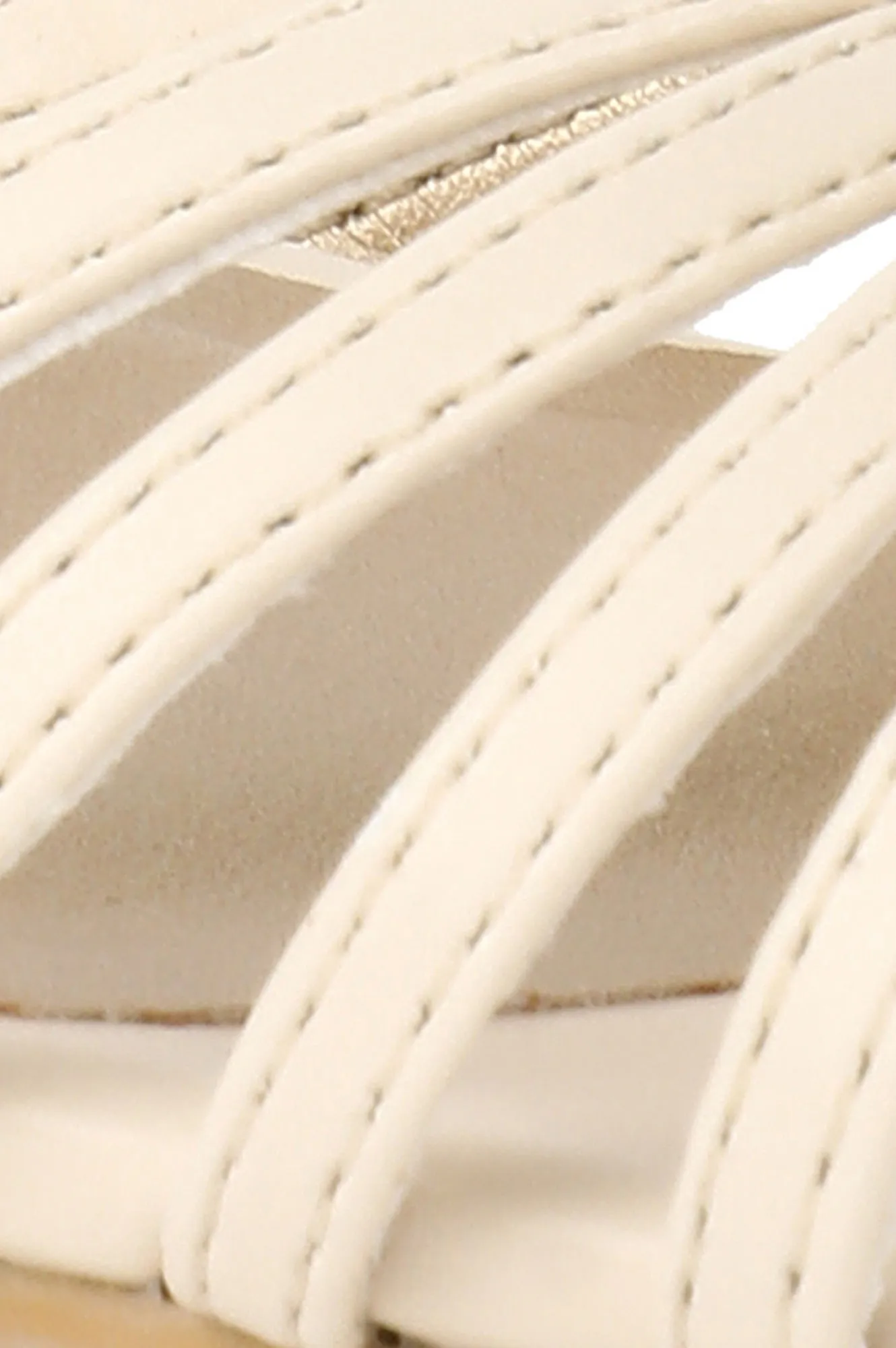 Ecru Square Toe Solid Block Heel - ZJillian
